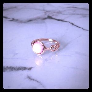 ❤️ 5 for $25 Gold and pink ring size 6 or 7